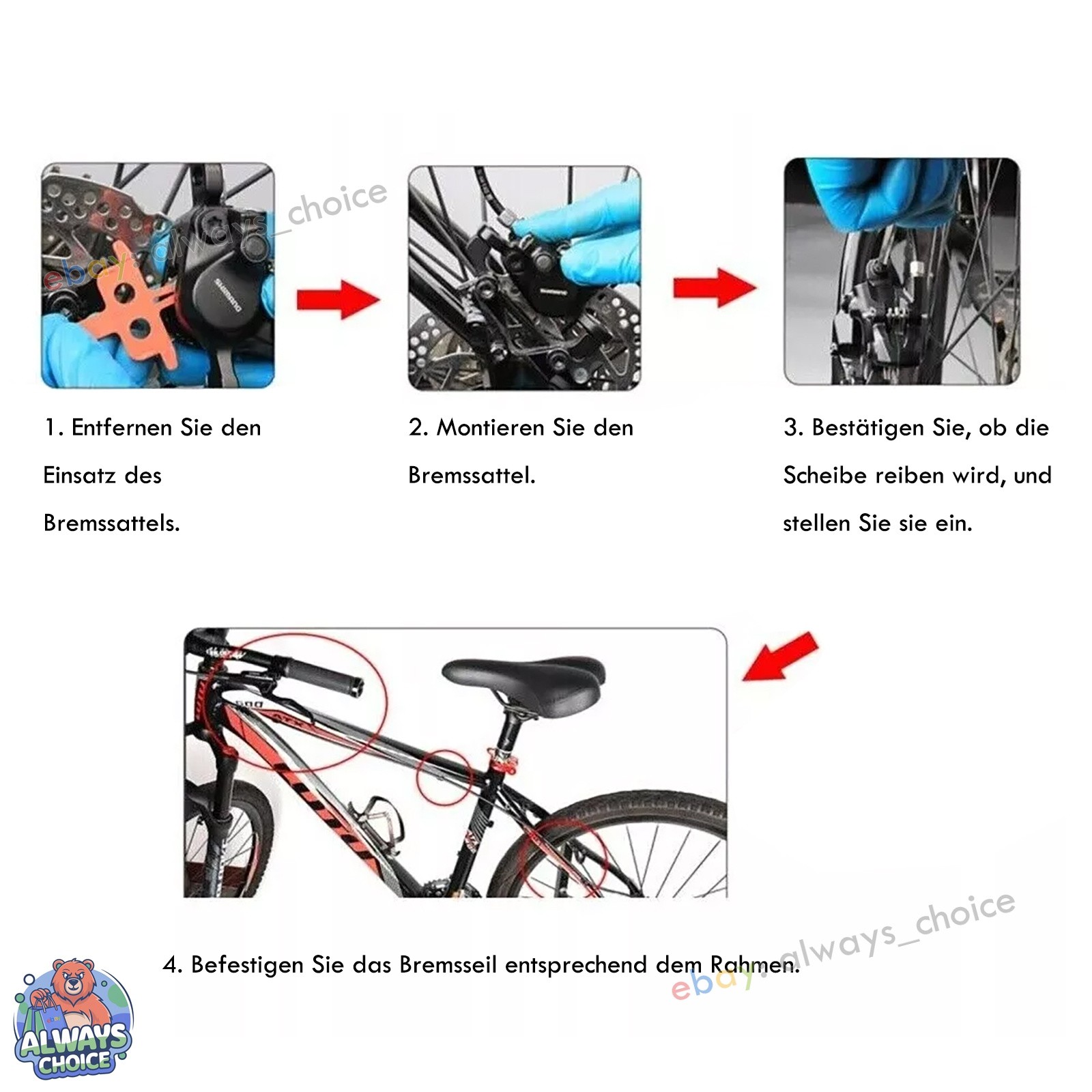 Shimano BR-MT200 Hydraulic 800/1550mm Front Rear Disc Brake Set