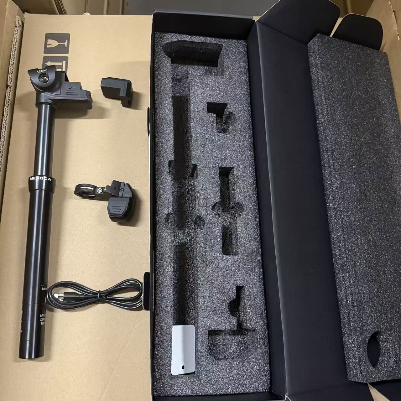 MEROCA Wireless Electronic Dropper Seatpost Bluetooth Seat Post 100/125/150mm