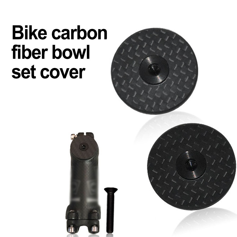 Carbon Fiber Headset Top Cap with Titanium Screws Long lasting Performance