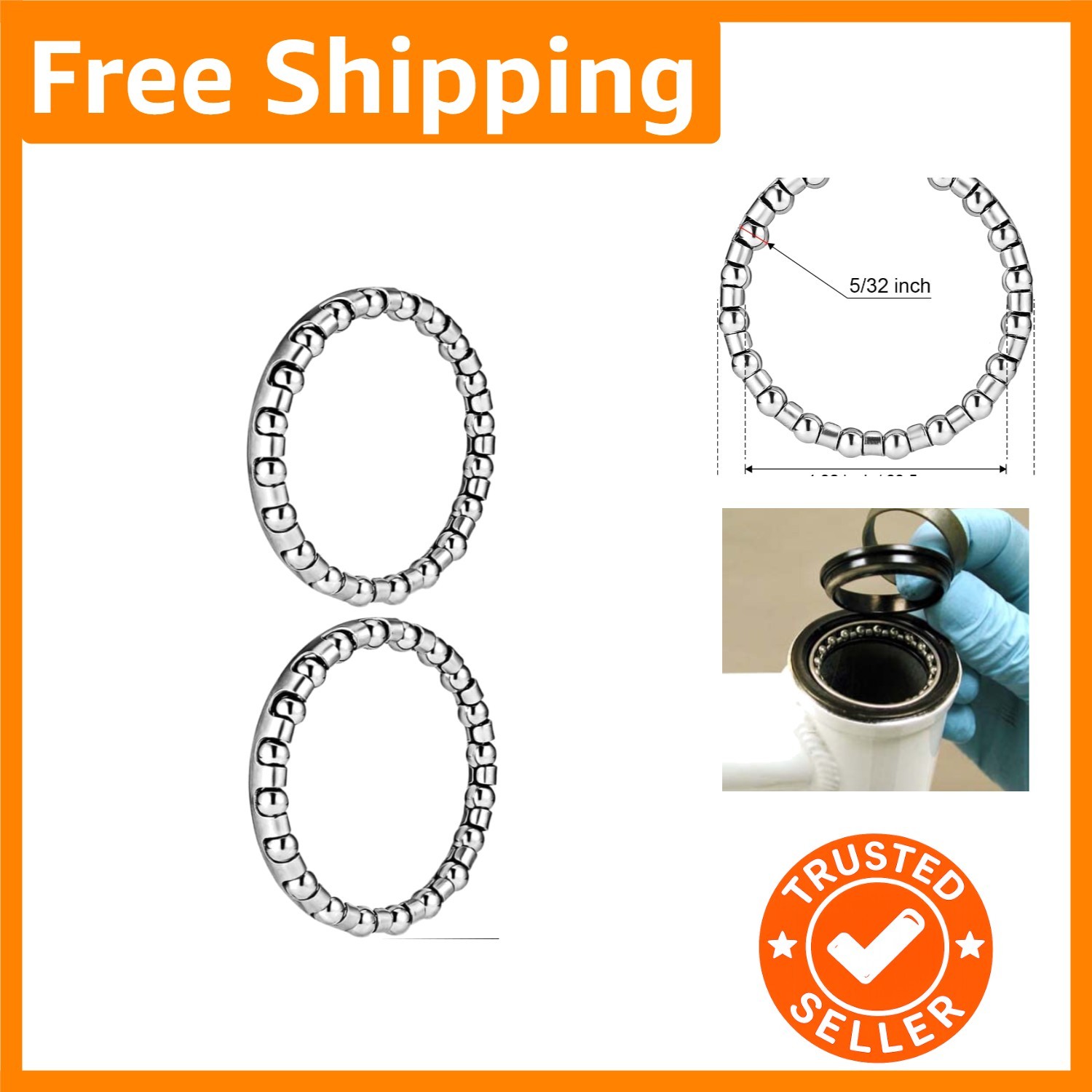 High-Quality Ball Bearings for Mountain Bikes & E-Bikes – Easy Replacement Set
