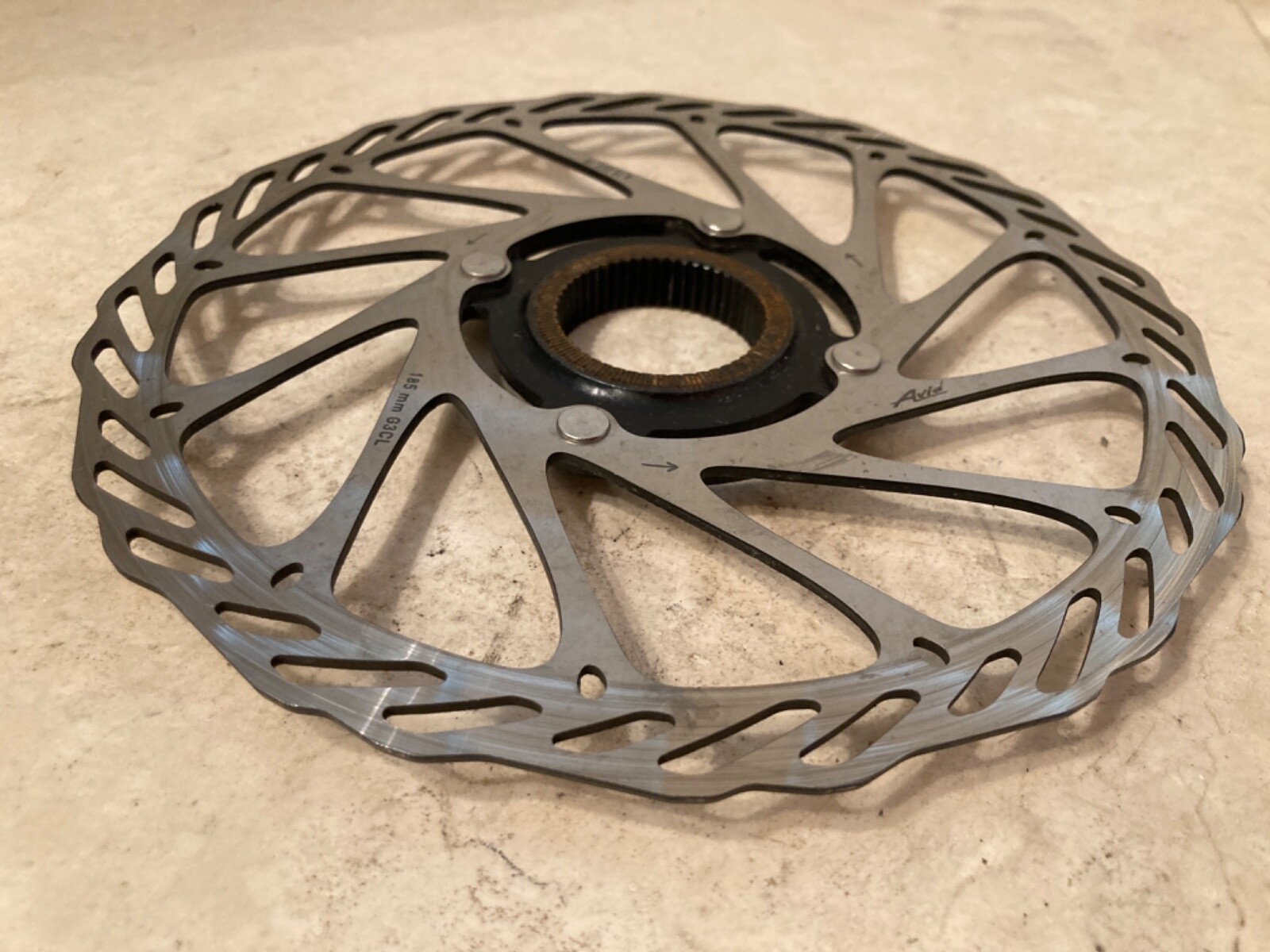 Avid 185mm Centerlock MTB Disc Brake Rotor Steel Aluminum Trail Enduro G3CL