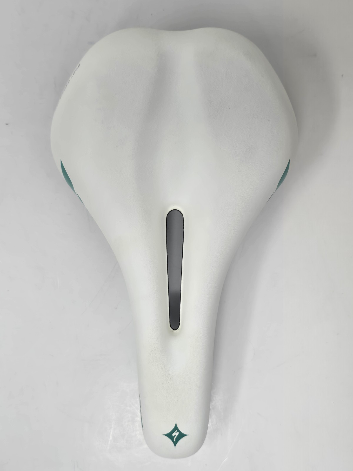 Specialized Riva Bike Saddle, White & Green, 155mm, Body Geometry