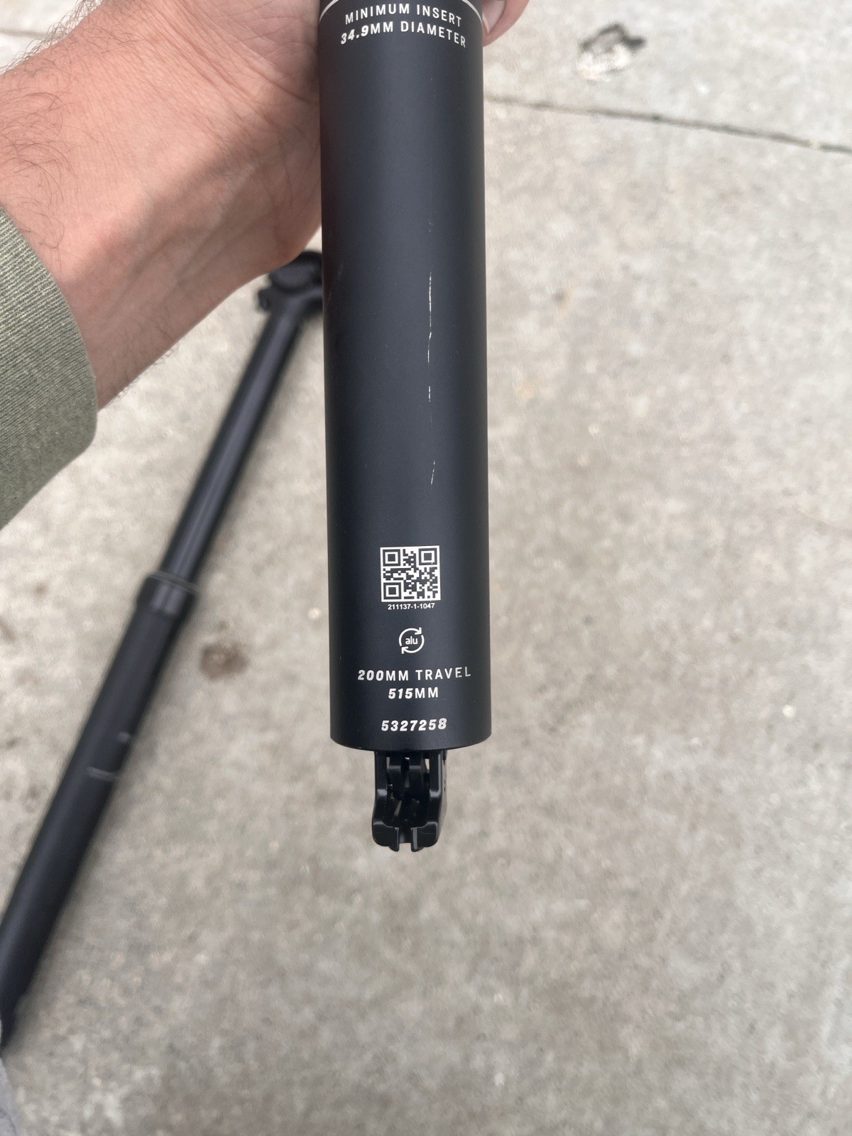 Bontrager Line 34.9mm 200mm Dropper Post. Low Miles 550mm Length