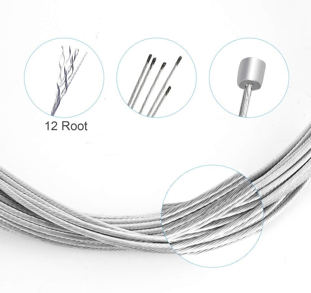 10PCS Bike Shift Cable, Professional Bicycle Shift Wire Kit for Mountain and…