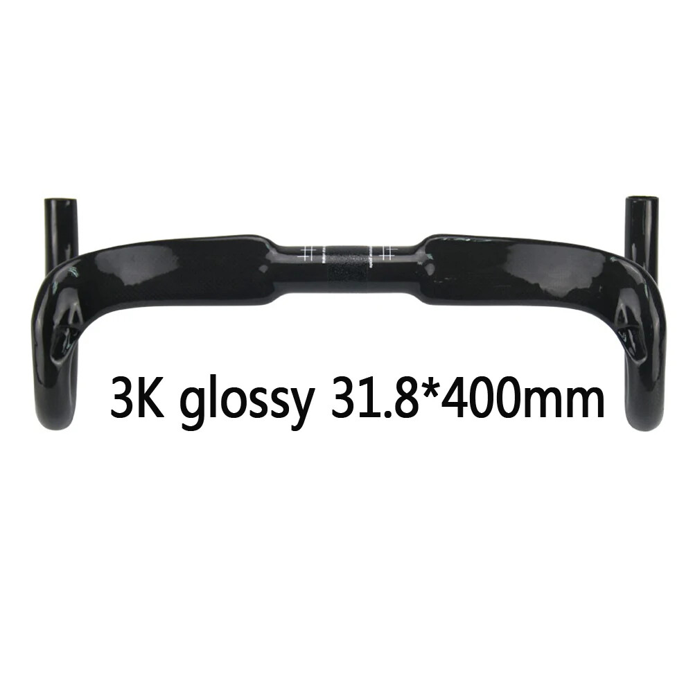 31.8mm Carbon Road Handlebar Gravel Bike Internal Wiring Drop Bar 400/420/440mm