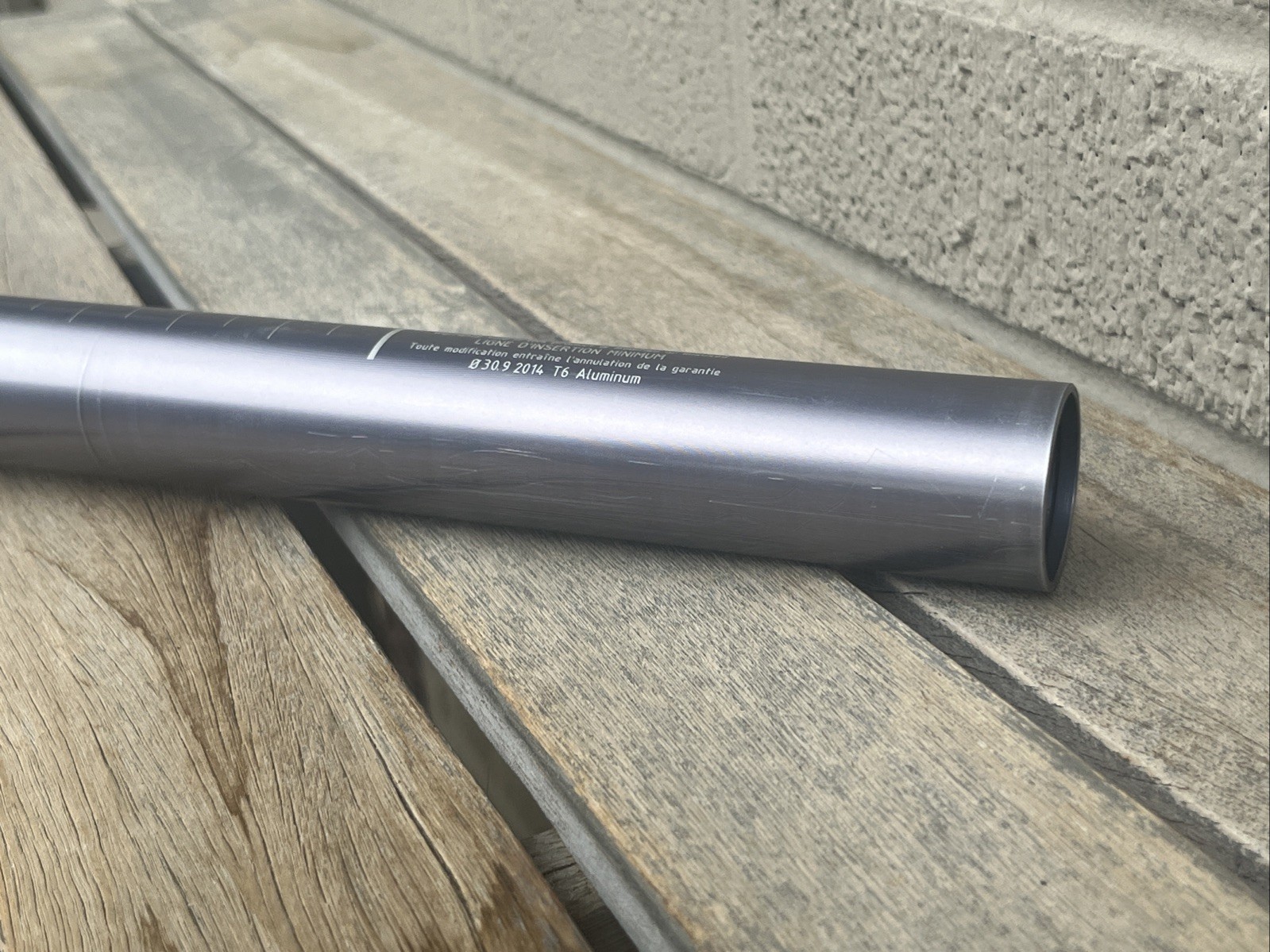 Vintage Woodman Components SL Plus Seatpost 30.9 x 390mm – Gray