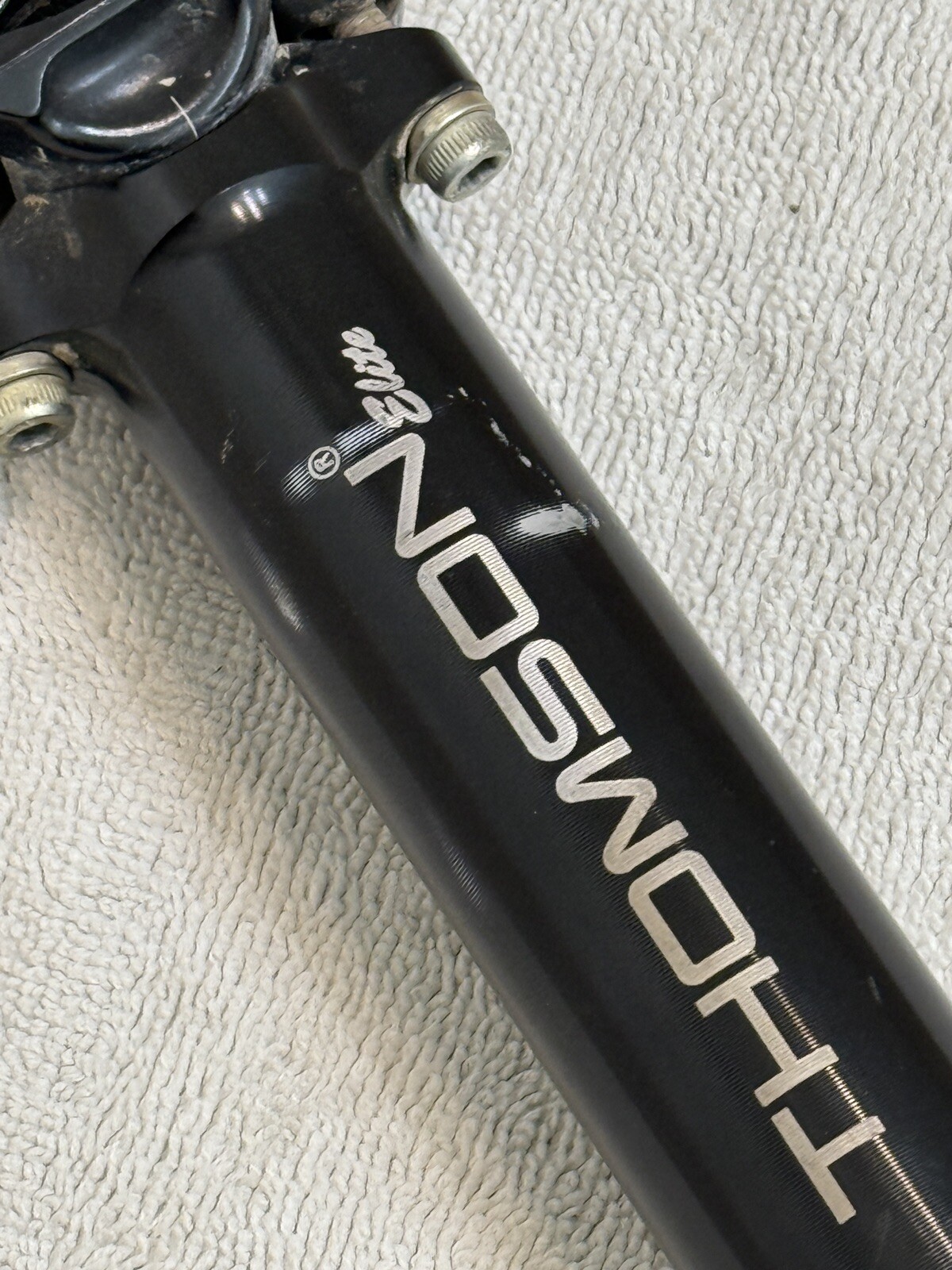Thomson Elite Seatpost – Zero offset 30.9mm x 367mm SP-E128 Black [slr]