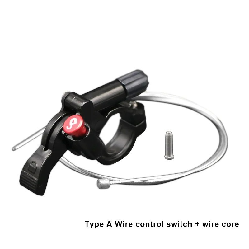 Bike Suspension Fork Remote Lockout Lever Cable MTB Front Fork Controller
