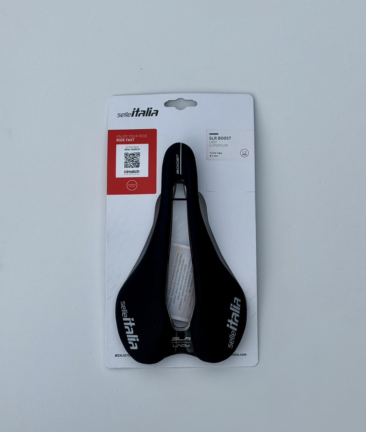 NEW Selle Italia SLR Boost Lady Superflow Saddle TI316 Tubes – L3 – Road/Gravel