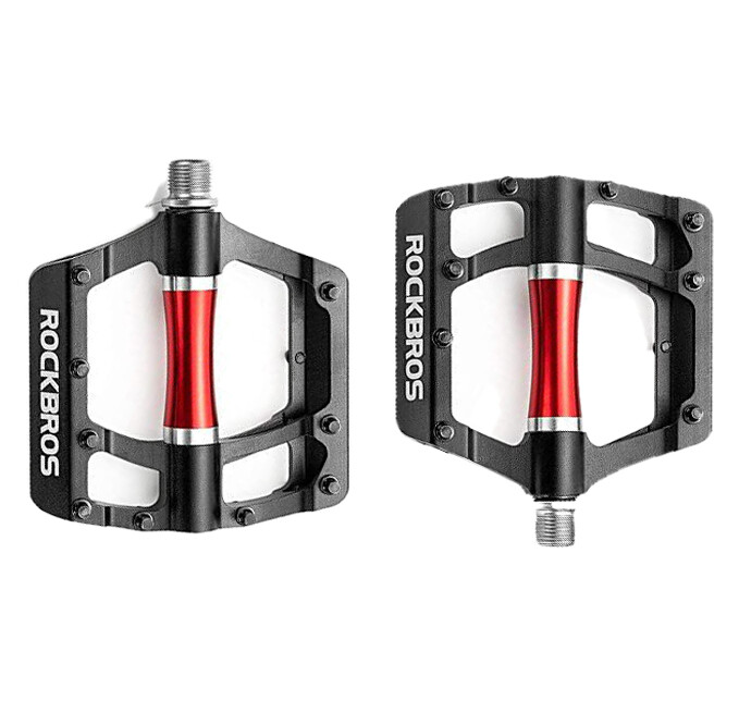 ROCKBROS MTB Wide Bike Pedals 9/16″ Aluminum Alloy MTB Sealed Bearing Pedals