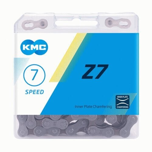 KMC Z7 5-6-7 Speed Bicycle Chain Including Quick Connect Master Link