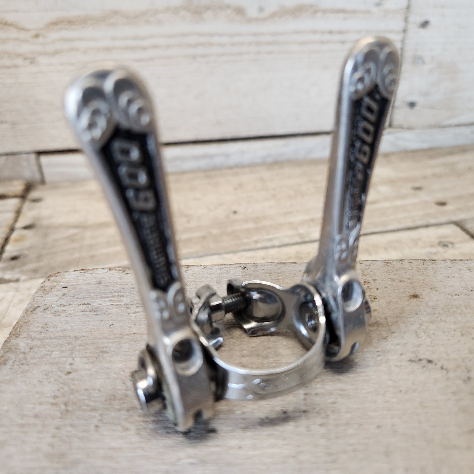 1970s SHIMANO 600 Ex Arabesque Down Tube Shifters Clamp-On 28.6