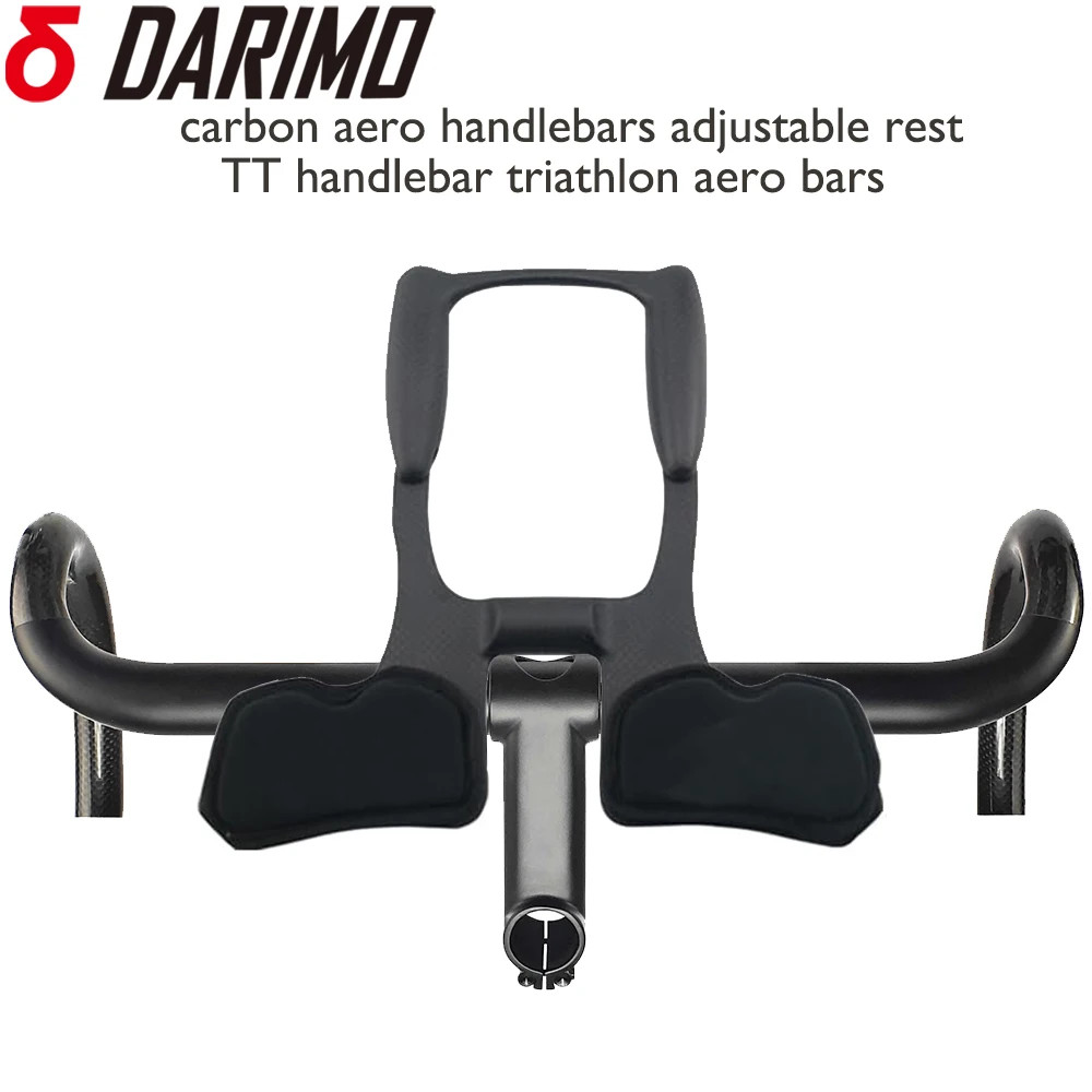 Carbon TT Handlebar 255mm Adjustable for Road/Triathlon/Long-Distance Bent Bar