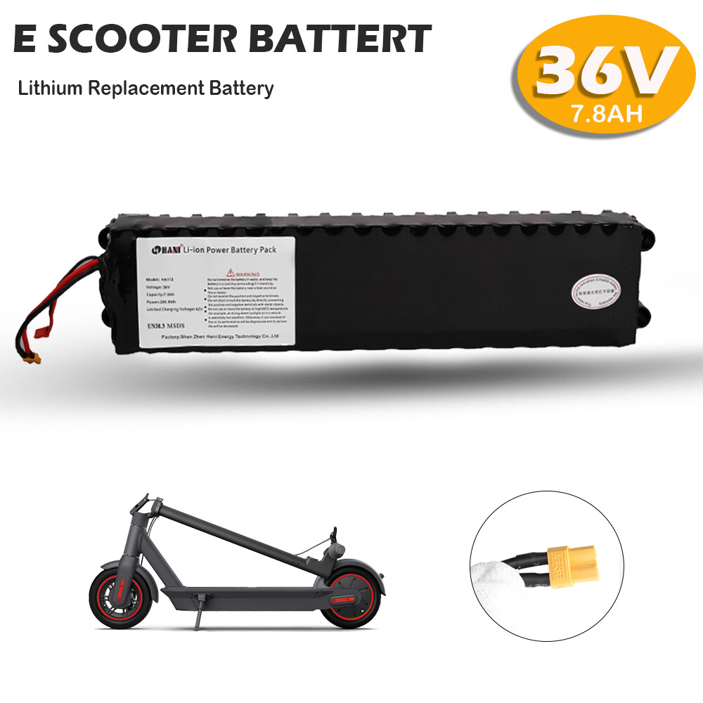 36V 7.8Ah Replacement Battery Electric Scooter Ebike E-scooter Lithium Battery
