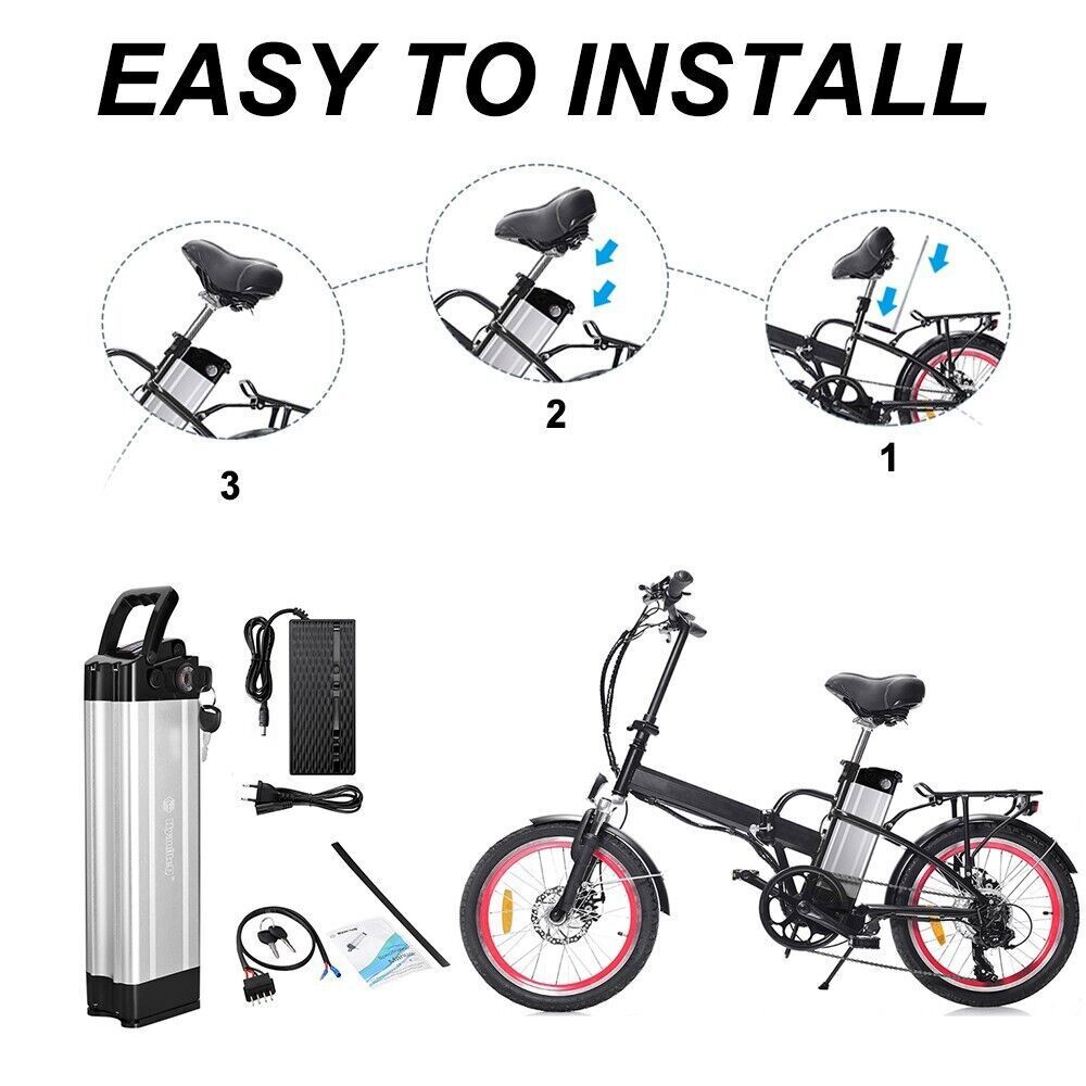 48V 12.5Ah Silverfish Electric Bike Battery for ANCHEER ECOTRIC Electric Bike