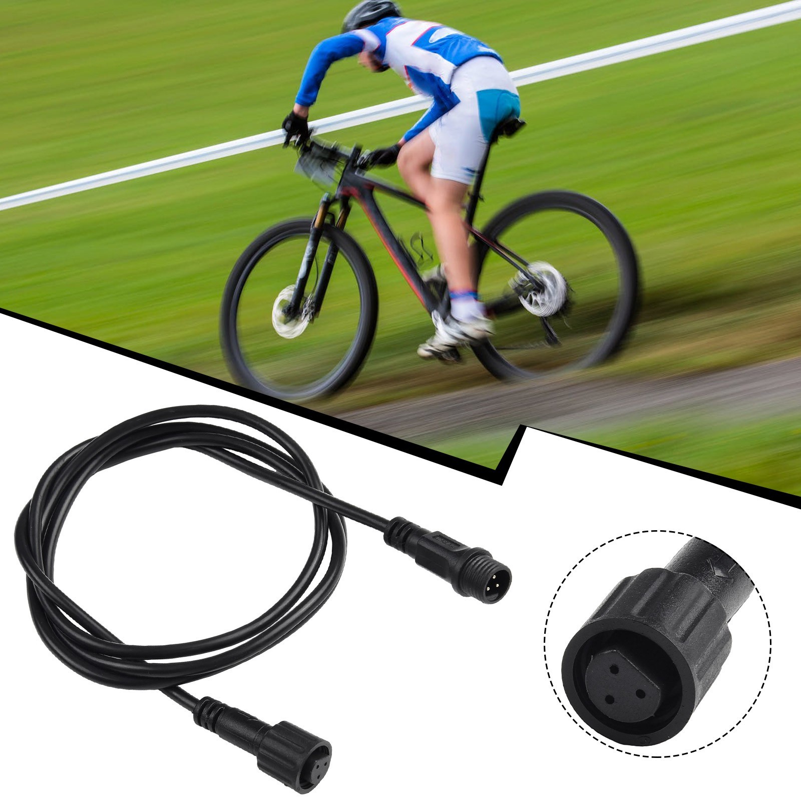 For BAFANG Drive Motor Speed Sensor Extension Cable for Ebike Conversion Kit