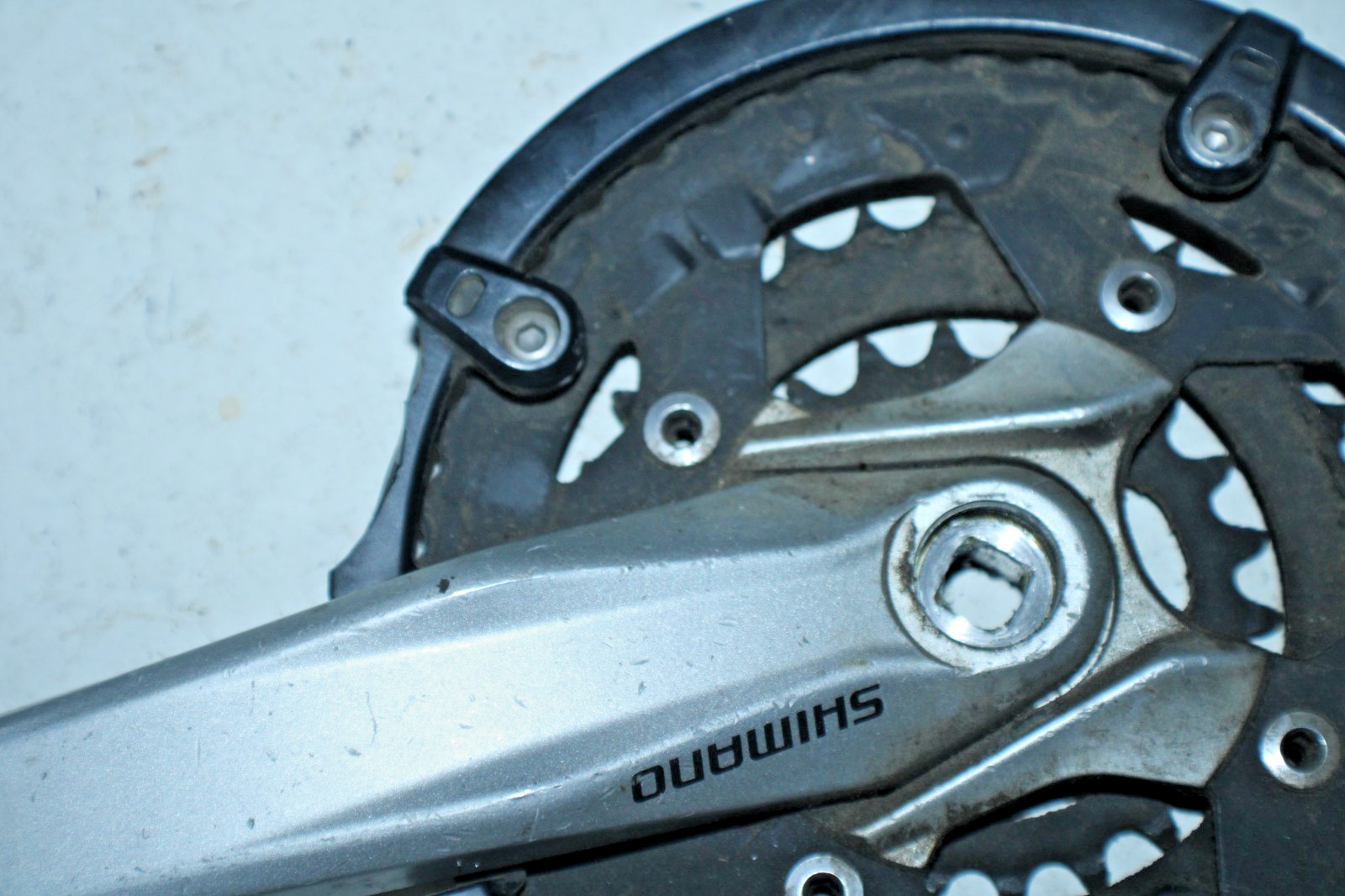Shimano Crankset Silver Black 175mm 42/32/22T FC-M430/431 JIS Hybrid USA Shipper