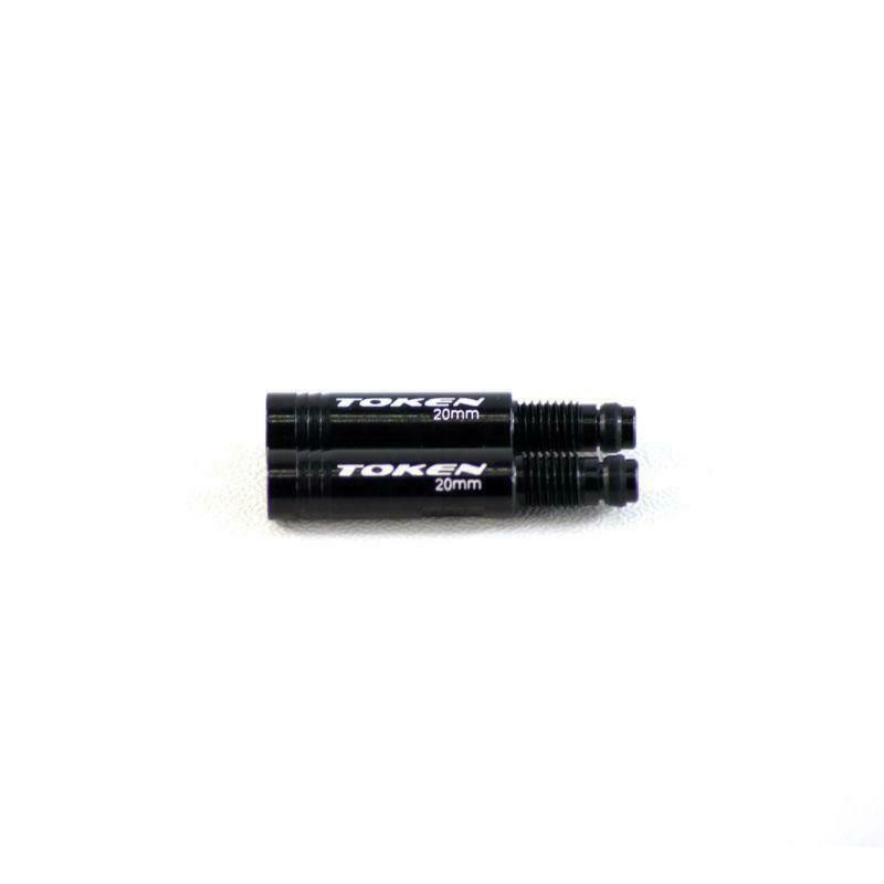 TOKEN Valve Extenders/20/30/40/50/100mm length/1pair/2PCS/Tubular/Clincher