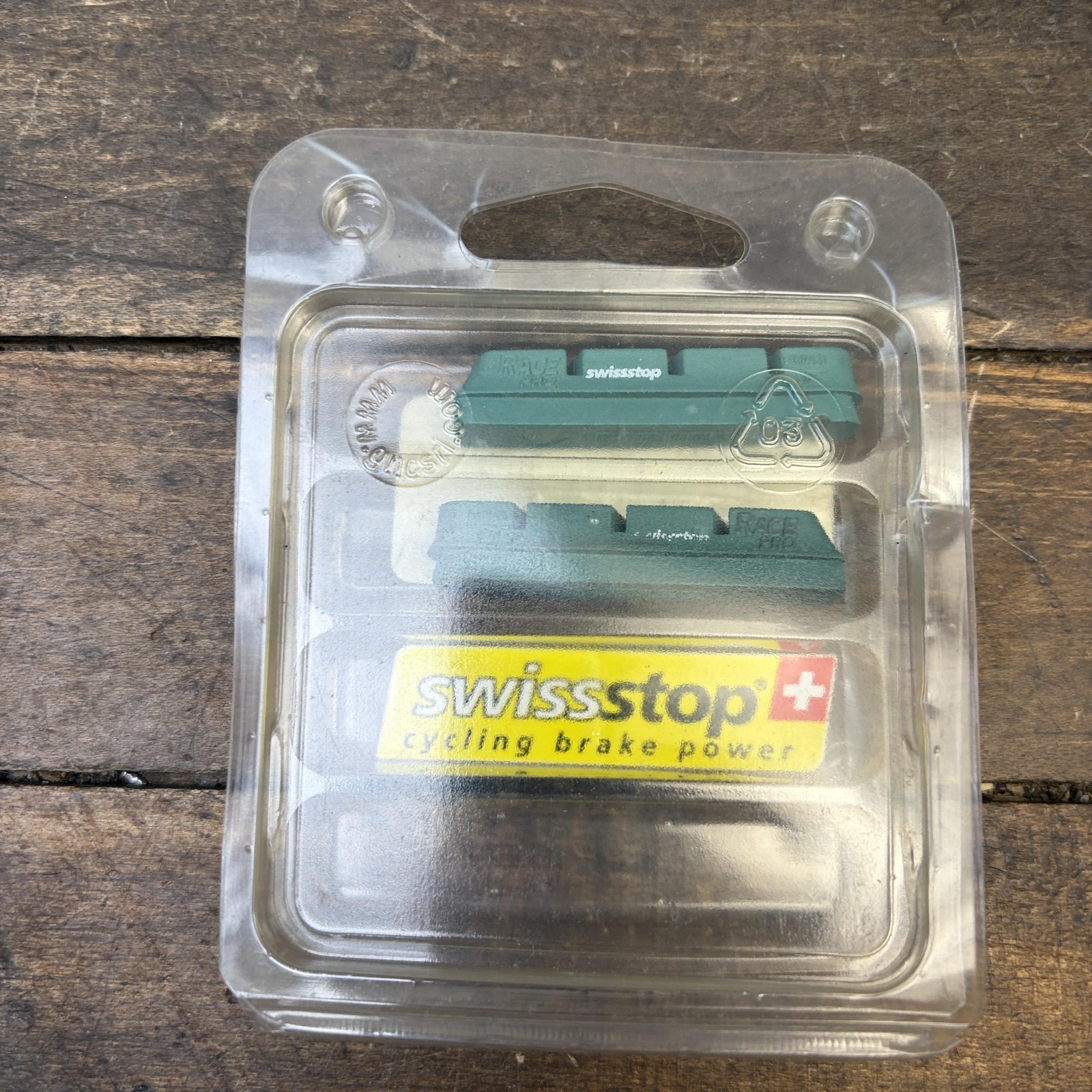 SwissStop RacePro Green Brake Pad Inserts 2-Only Alloy Rim Brake 2 Pads