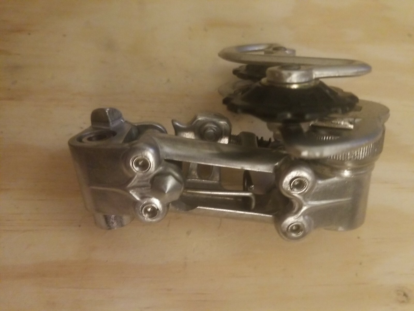[7.31] VINTAGE TRIPLEX SPORT SHORT CAGE REAR DERAILLEUR – SILVER NOS