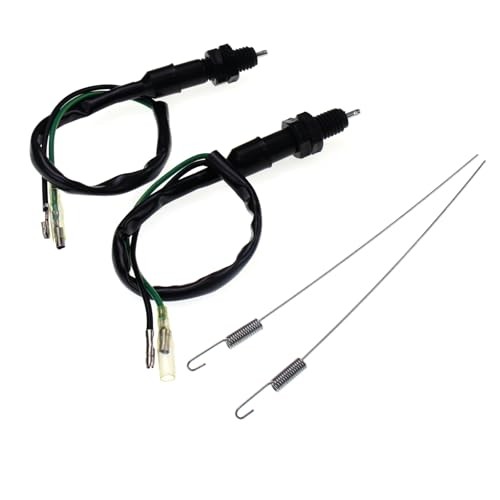 2 Pcs Universal 2 Wire Stop Light Switch, Spring Length 158mm, Motorcycle 2 PCS