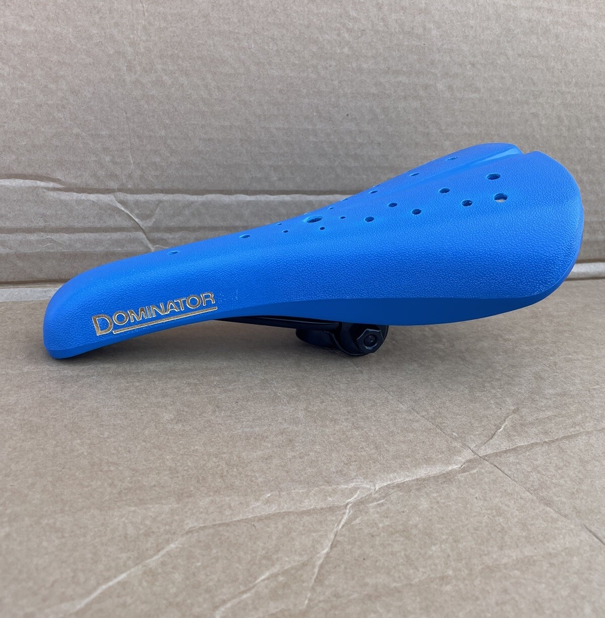 Viscount Dominator BMX Bicycle Seat Old School Hard Shell saddle GT Dyno BLUE