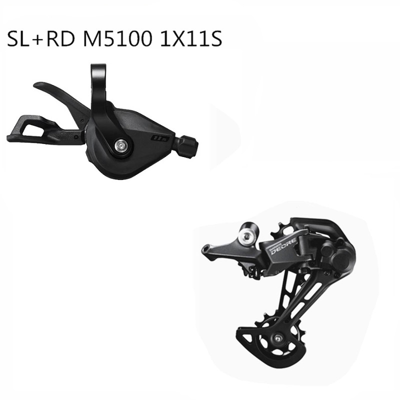 New SHIMANO DEORE 1×11 Speed MTB Groupset RD-M5100+SGS SL-M5100 Right 2 Pcs