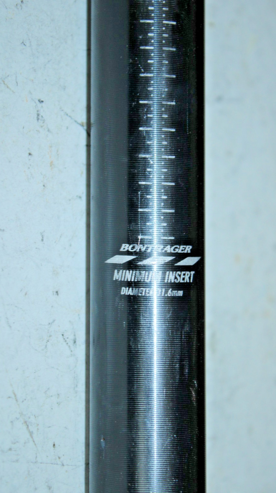 Trek Bontrager Seat Post Tube 300/31.6mm 20mm Offset Black Road MTB Gravel Cafe~