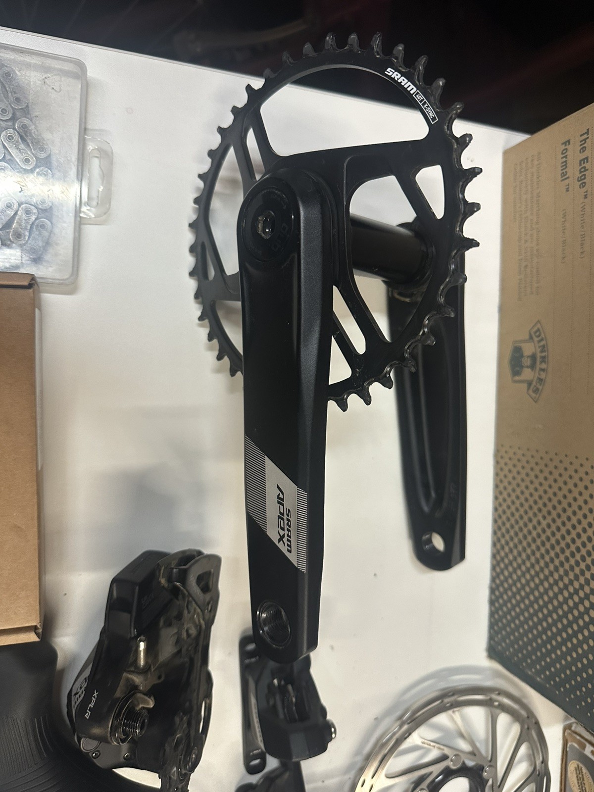 Sram Apex XPLR Axs 1×12 electronic groupset 170 DUB chainset