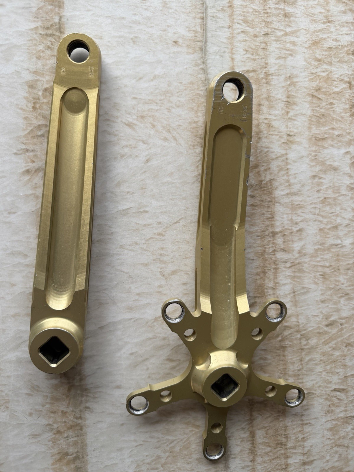 Rare RaceFace Forged GOLD turbine Cranks Vintage 90’s