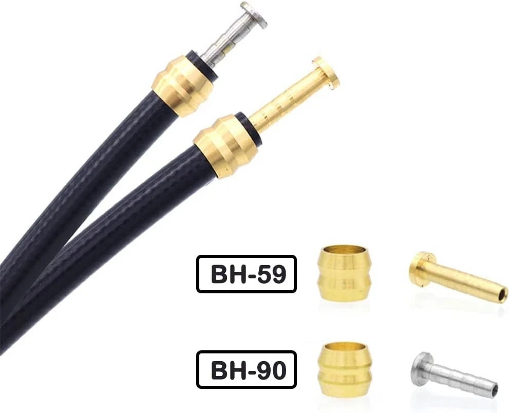 CYSKY Bike Hydraulic Brake Hose Kit 2500mm for Shimano BH59 BH90 Sram Black