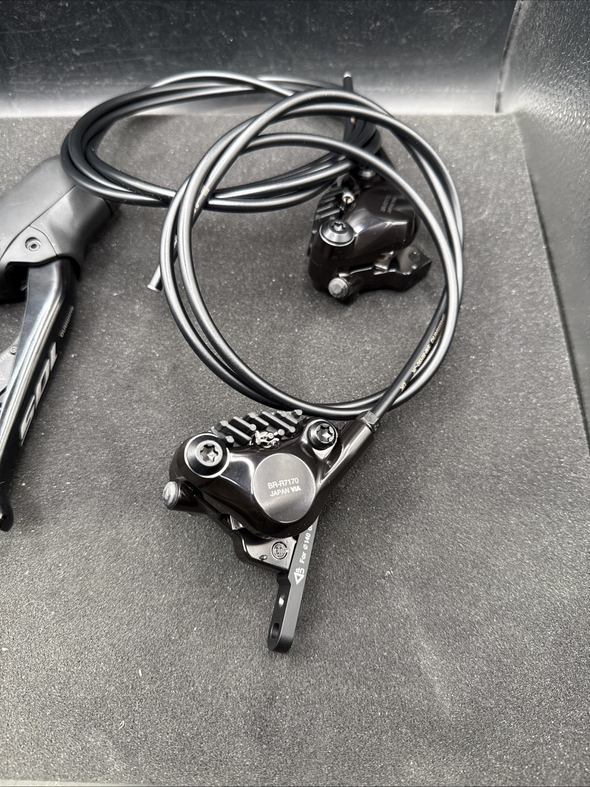 Shimano 105 7170 Di2 Hydraulic Shifter Set 1000/1700mm Lines 12 Speed 2×12 (NW)