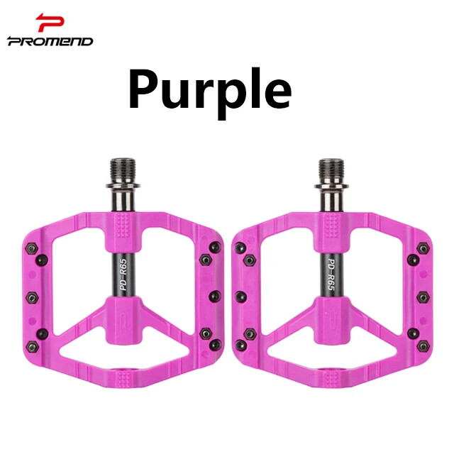 PROMEND Ultralight Nylon Bicycle Pedals 3 Bearing BMX Road MTB Bike Pedals 9/16″
