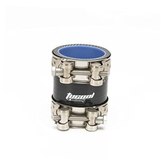 4-Ply Reinforced High Performance 1.75″ ID Straight Coupler Silicone 45mm Black