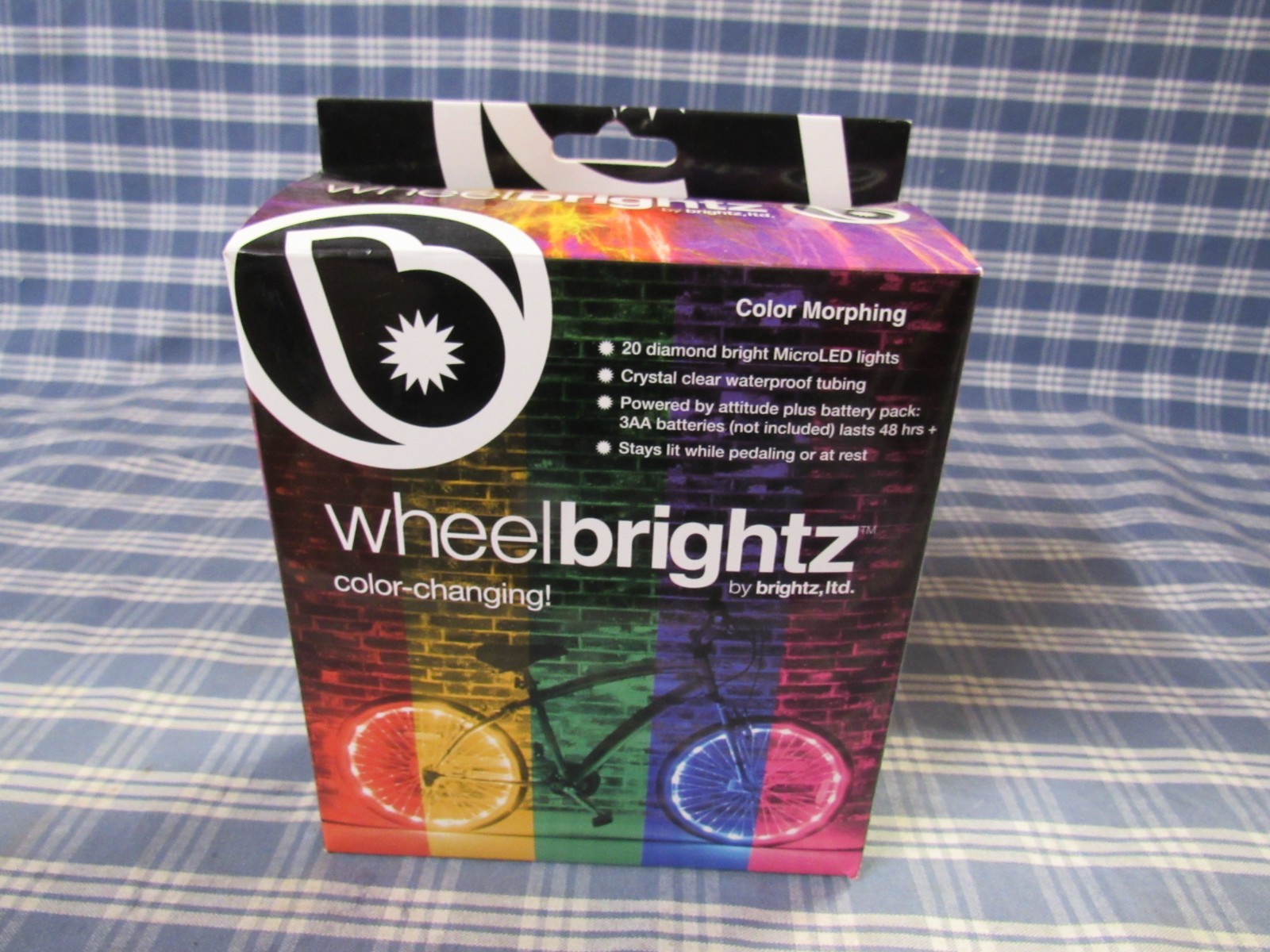 Wheel Brightz Color Morphing LED Bicycle Safety Lights (New) FAST FREE SHIPPING.