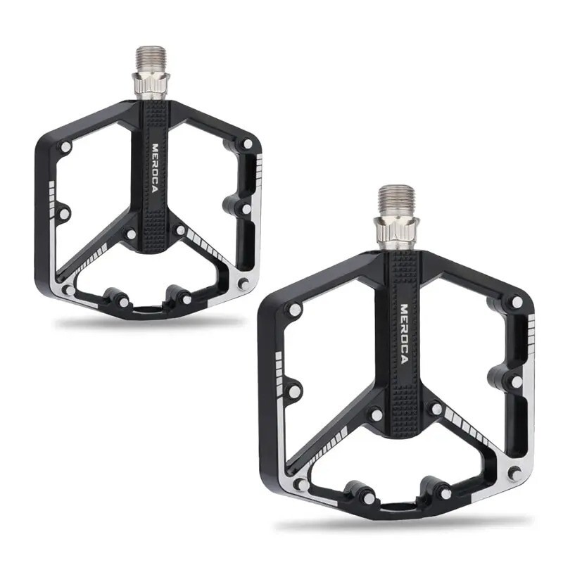 Sealed DU Bearing MTB Bike PedalsNon-Slip Alloy Platform for Mountain & Road