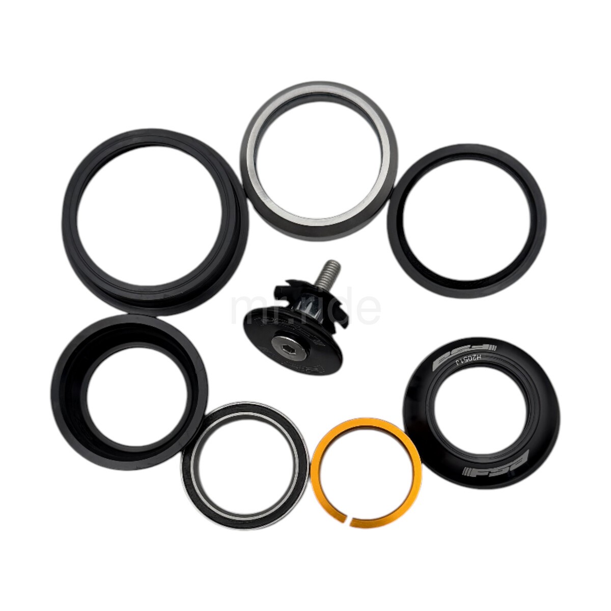 FSA No.57 Orbit 1.5 ZS Tapered Headset 50/62mm OD 1-1/8″ to 1.5″ w/top cap