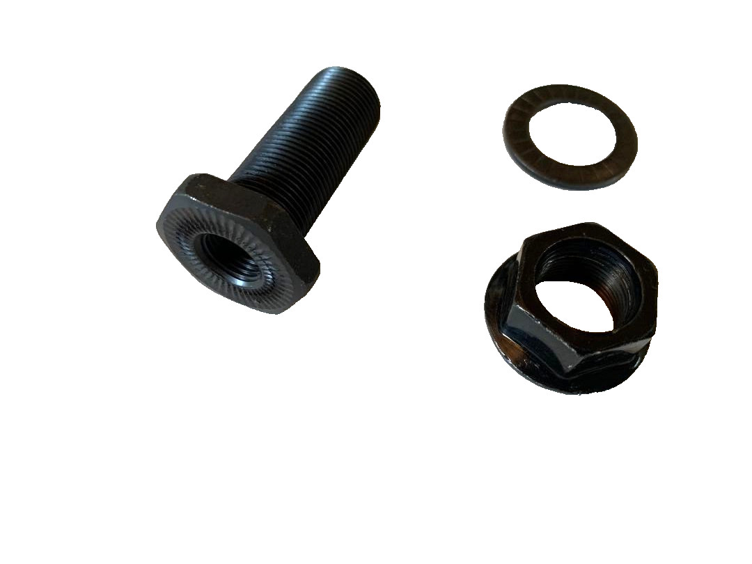PAIR Bicycle Hub Axle Adapters 3/8″ to 14MM Dropout Steel BMX MTB Cruiser Bikes