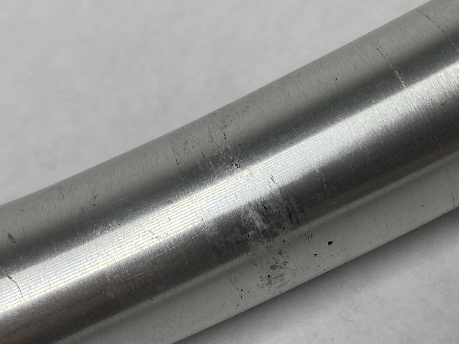 Barracuda MTB Handlebar 25.4 Silver Alloy Vintage Flat Bar 560mm Wide Clean Logo