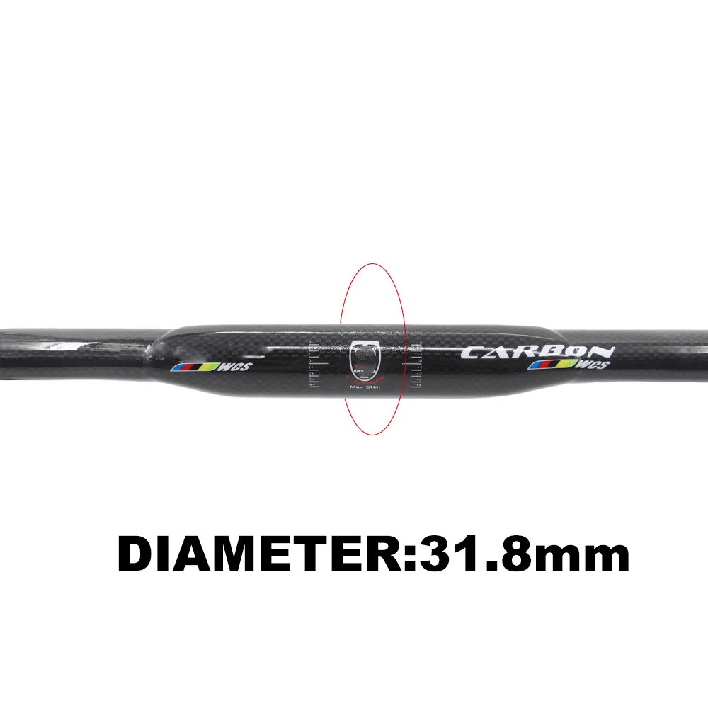 3K Full Carbon Fibre Road Bike Handlebar 31.8*380/400/420/440mm Bike Parts