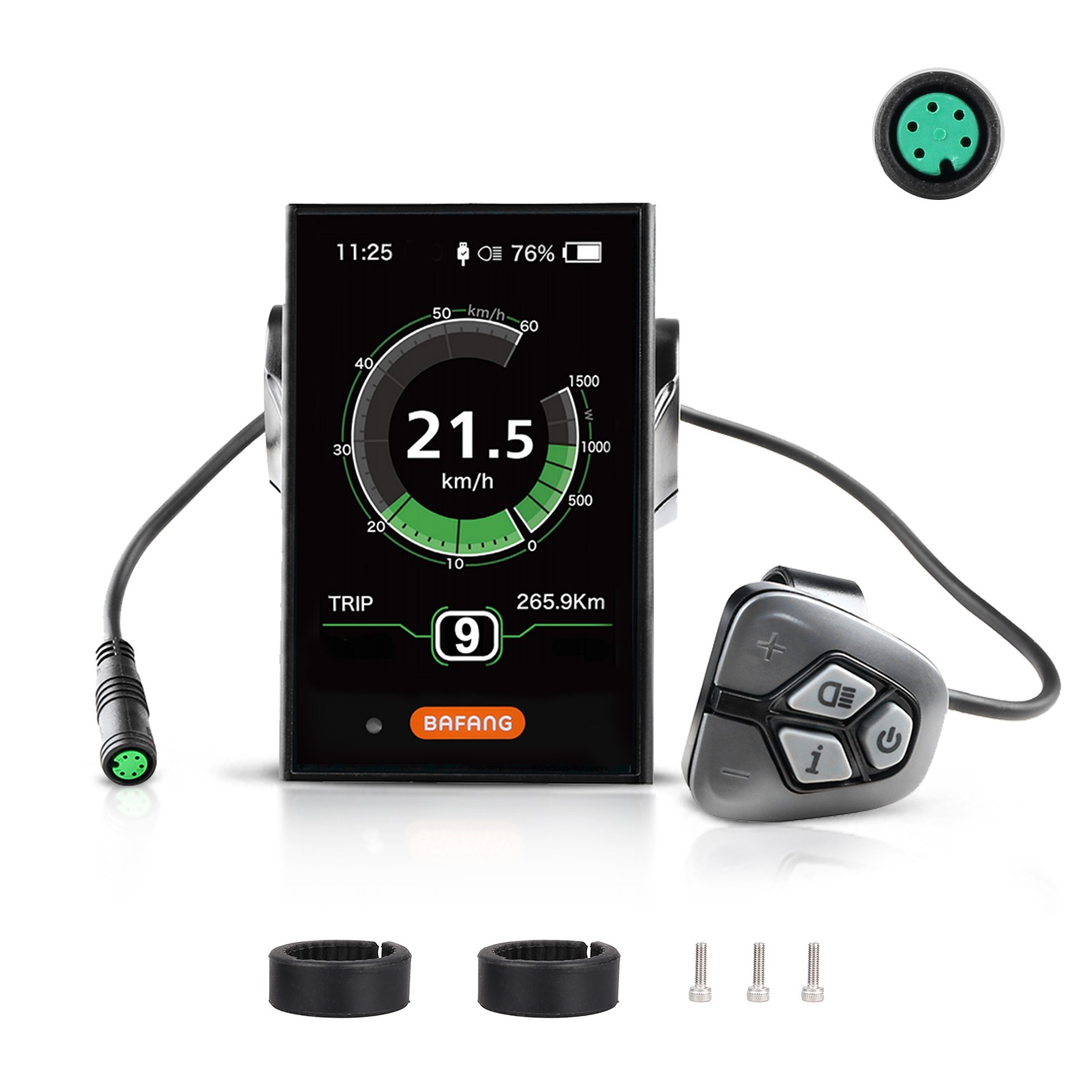 Ebike LCD Display EKD01 UART Protocol for Bafang BBS BBSHD Mid Drive Hub Motor