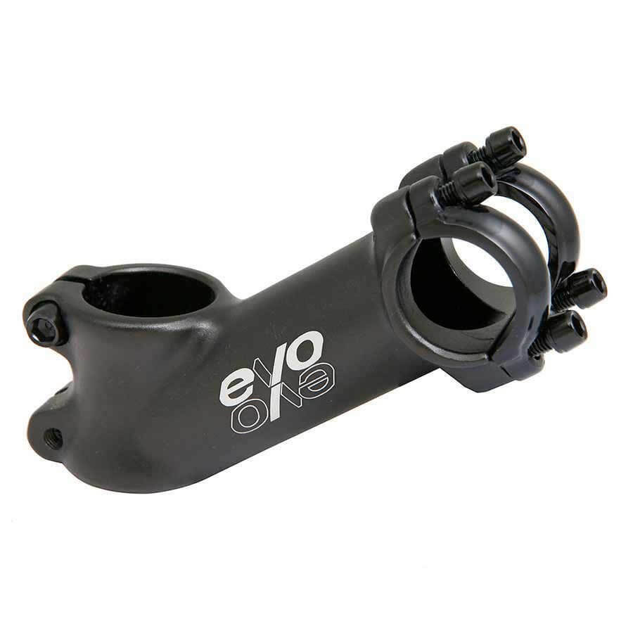 EVO E-Tec Threadless 1-1/8 High Rise 35-d 25.4mm Clamp Black Comfort Bike Stem