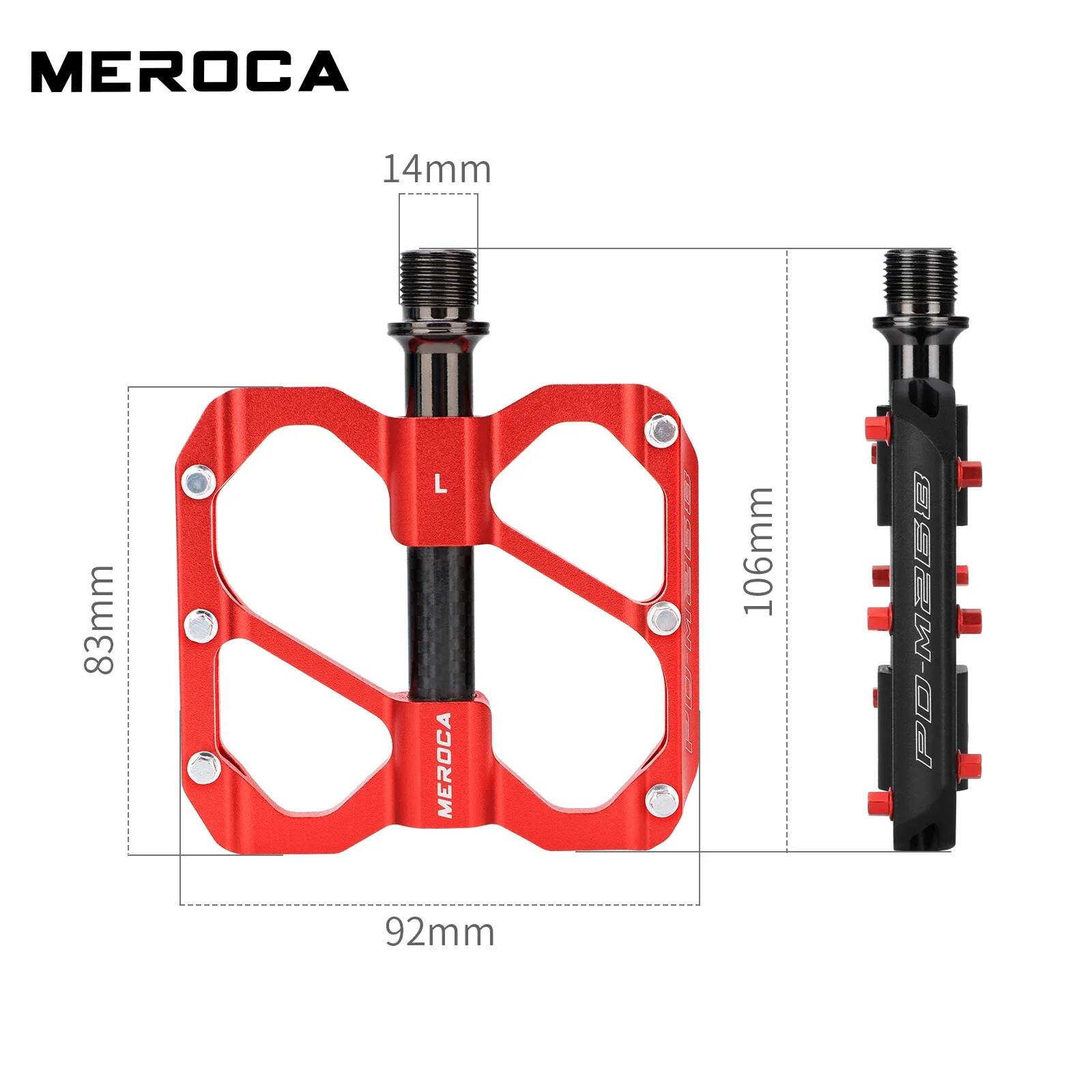 Ultralight MTB Road Bike Pedal Sealed Bearing Anti-slip Aluminum Alloy Pedals