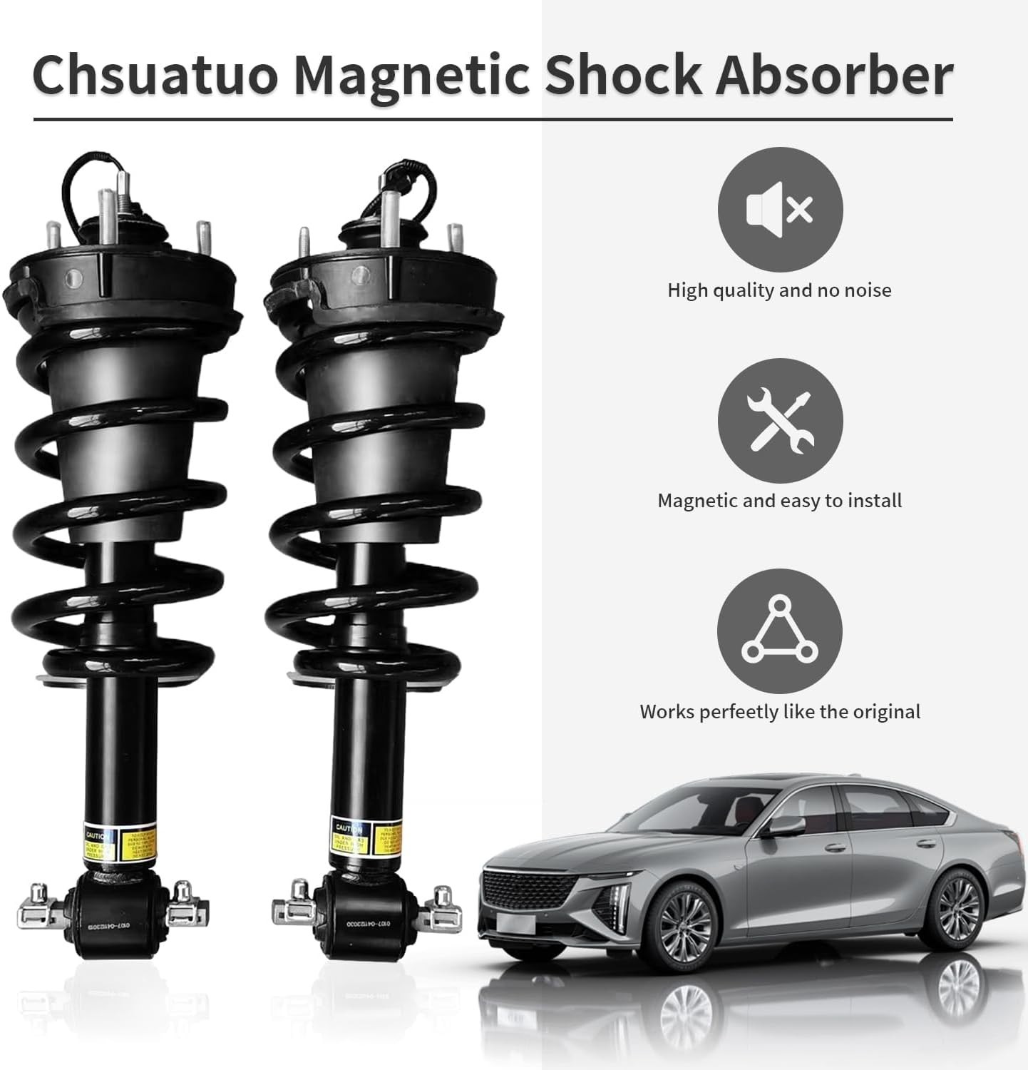 OEM Pair Front Shock Struts Assys Fit 2015-20 Escalade Yukon MagneRide 84176631