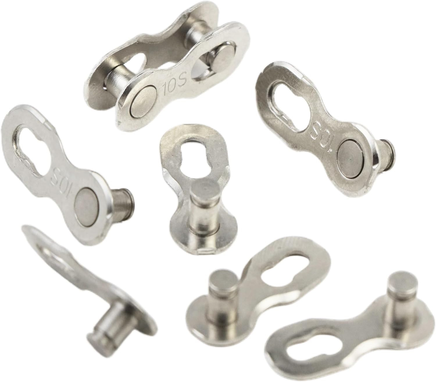 4 Pairs Bicycle Missing Link 1/6/7/8/9/10/11/12 Speed Chain Reusable Steel Bike