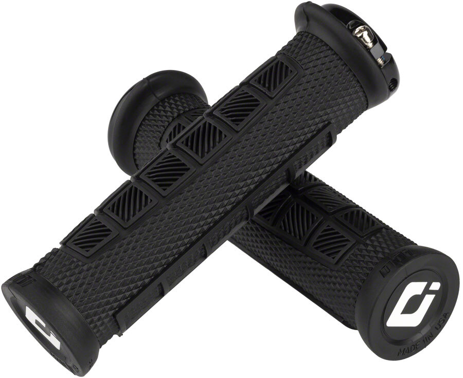 ODI Elite Pro Grips – Black, Lock-On