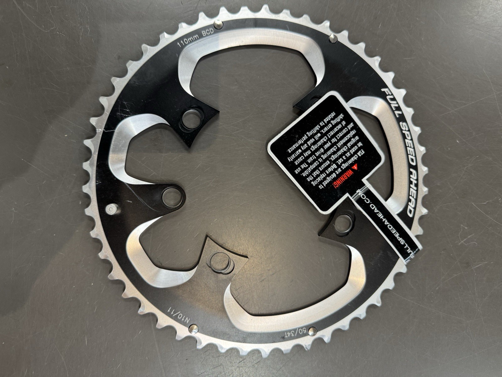 Full Speed Ahead SL-K Super ABS Road Chainring 50t 110 BCD 5-Bolt Aluminum