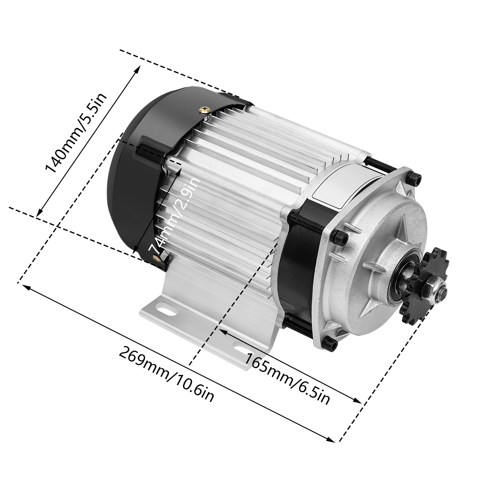 48V 500W Electric Bicycle Bike Tricycle Rickshaw Brushless Motor Controller Kit