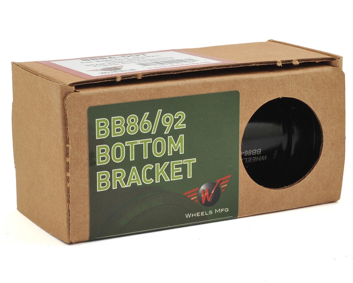 Wheels Manufacturing Outboard Bottom Bracket (Black) (BB86/92) [BB86-OUT-SRAMAC]