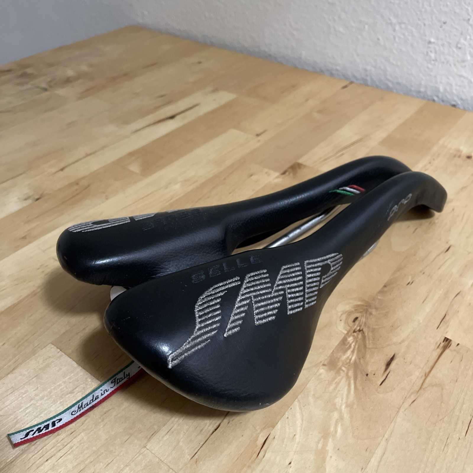 Selle SMP Pro Black Saddle Excellent Condition Made in Italy 150 x 280mm